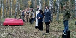 Братская могила в Петровке под Выборгом приняла еще 85 солдат ВОВ