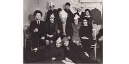 Конец 60-х. Сотрудники редакции "Выборгский коммунист" встречают Новый год. 