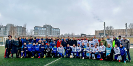 Футбольный матч между командами соседей был посвящен освобождению Ленинграда 